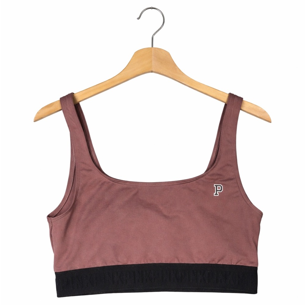 PINK Victoria’s Secret Mauve Ultimate Sports Bra Small Athleisure Activewear